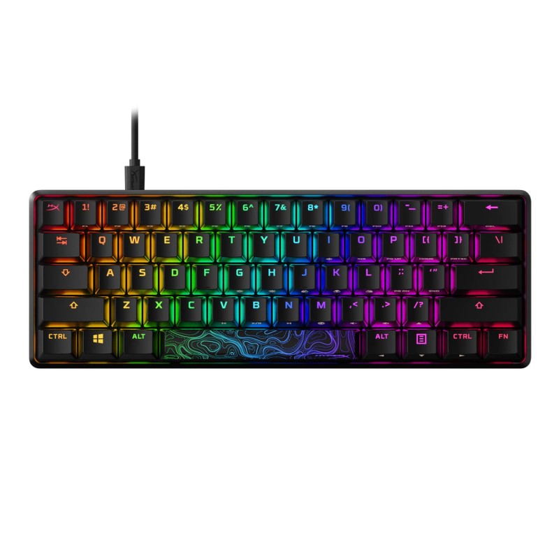 HyperX Alloy Origins 60% Aqua Switch RGB Mechanical Gaming Keyboard